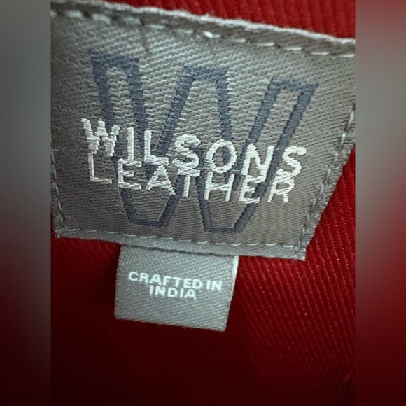 Wilson's Leather Burgundy Red Briefcase Laptop Work Bag Office Academia Boss - Picture 2 of 12